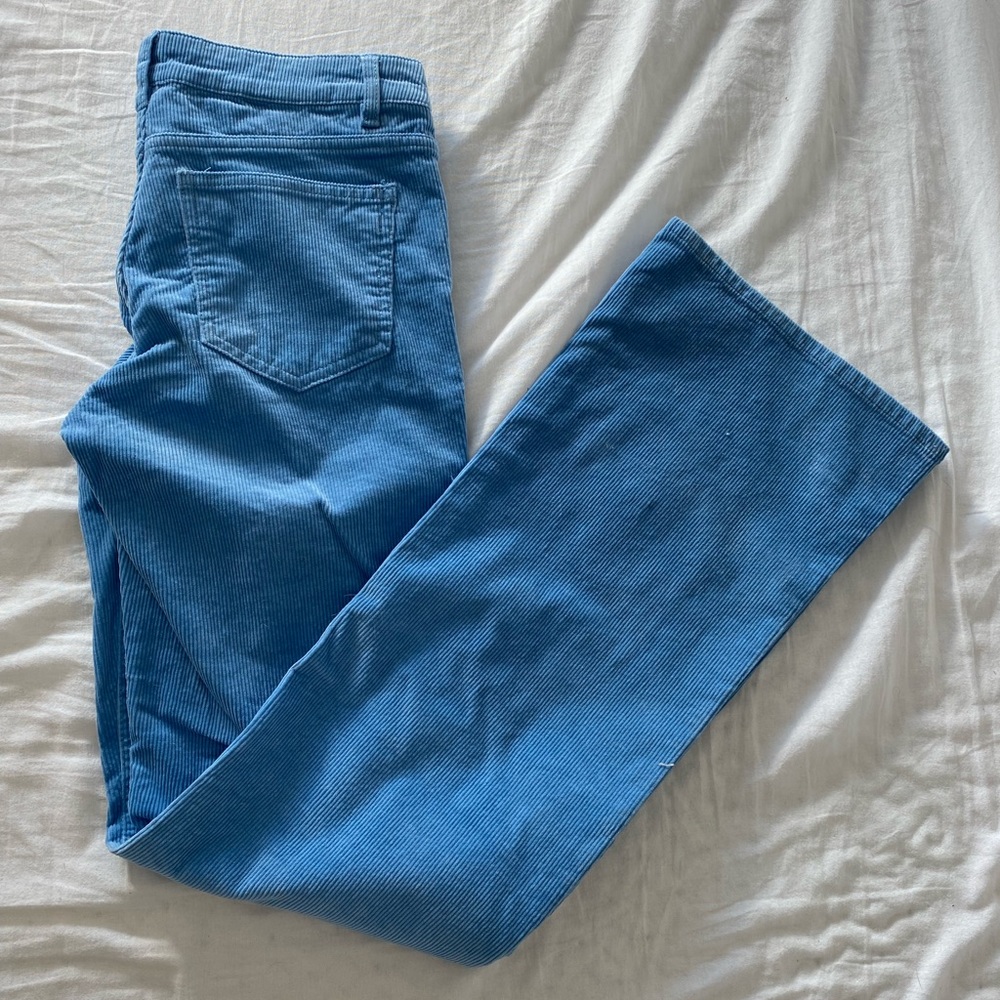 Low rise corduroy bell bottoms
